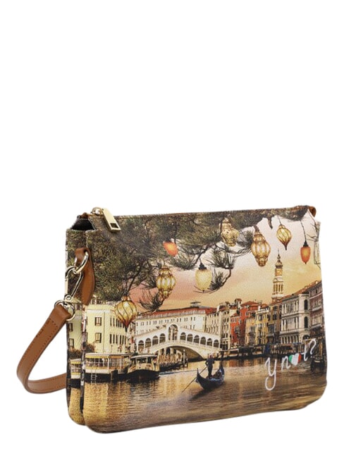 YESBAG Schultertasche, zwei F&auml;cher Weihnachten in Venedig - Damentaschen