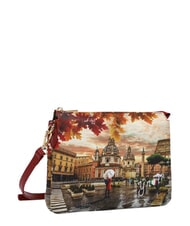 YNOT YESBAG Schultertasche, zwei F&auml;cher Rom regnet - Damentaschen - 2