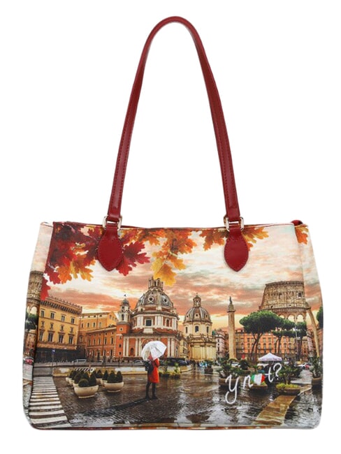 YESBAG M Schultertasche Rom regnet - Damentaschen