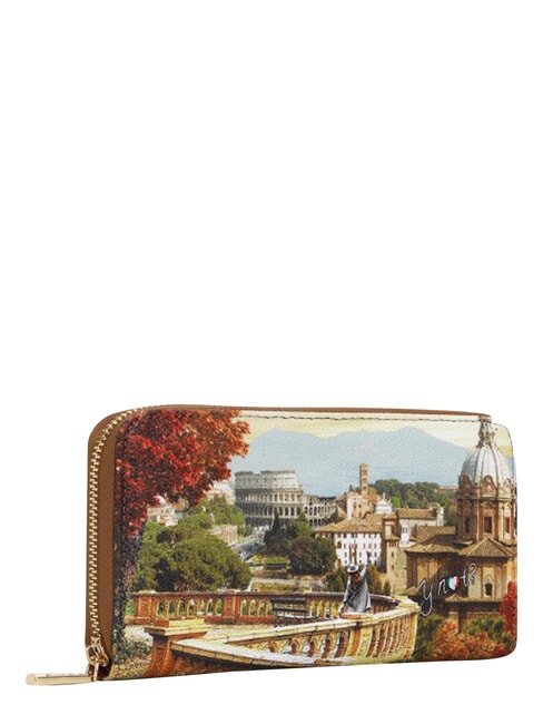 YESBAG Gro&szlig;e Geldb&ouml;rse mit Rei&szlig;verschluss Rom Landschaft - Brieftaschen Damen