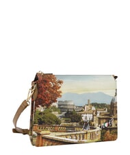 YNOT YESBAG Schultertasche, zwei F&auml;cher Rom Landschaft - Damentaschen - 2