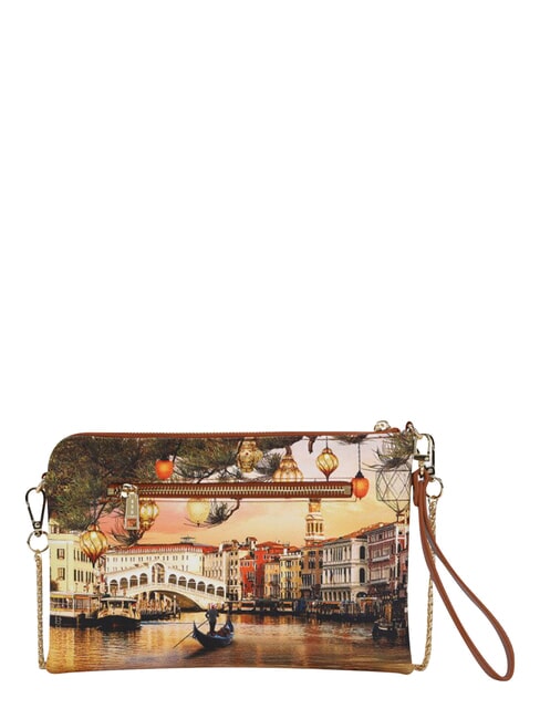 YESBAG Flache Clutch mit Manschette Weihnachten in Venedig - Damentaschen