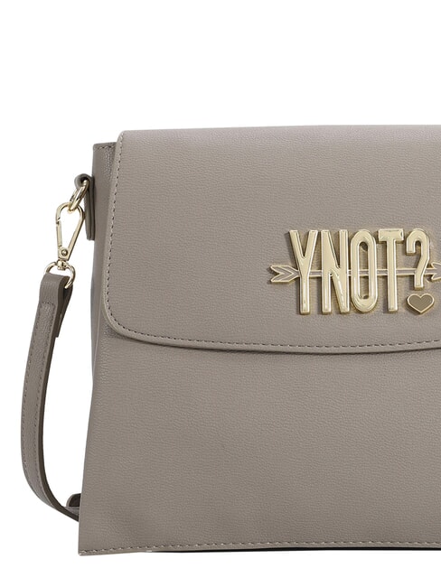 LOVERS Schultertasche mit Klappe Taupe - Damentaschen