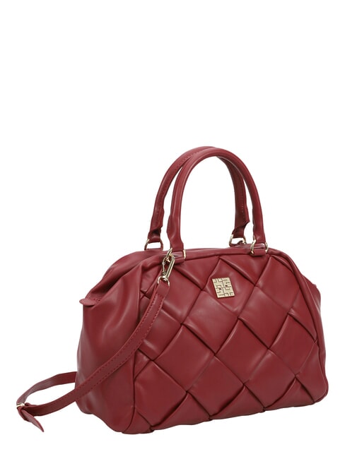 LADY Handtasche mit Schulterriemen Kirsche - Damentaschen