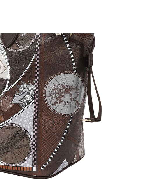 FASHIONOPOLY Einkaufstasche, Umh&auml;ngetasche Schokolade - Damentaschen