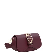 YNOT ROCKER Schultertasche mit Schnalle und Nieten Wein - Damentaschen - 2