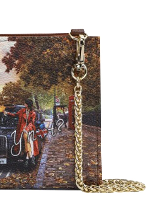 YESBAG Clutch-Geldb&ouml;rse mit Schulterriemen London-Tourist - Damentaschen