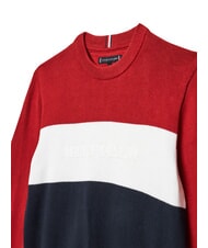 TOMMY HILFIGER TH Baumwollpullover mit Rundhalsausschnitt rwb Farbblock - Kinder-T-Shirt - 3