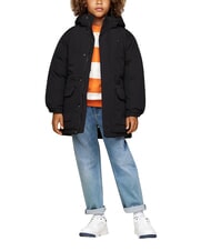TOMMY HILFIGER TH Kapuzenjacke Schwarz - Kinder Jacken - 2