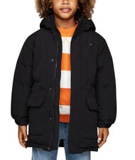 TOMMY HILFIGER TH Kapuzenjacke Schwarz - Kinder Jacken - 4