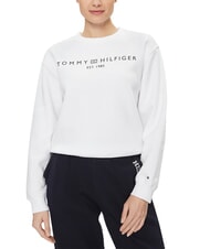 TOMMY HILFIGER TH Sweatshirt optisches Wei&szlig; - Sweatshirts Damen - 4