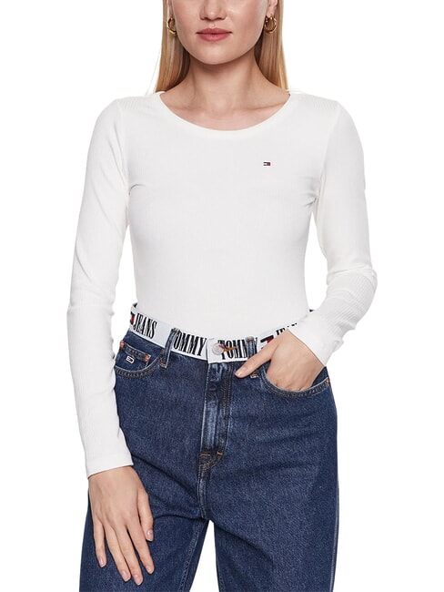 TH Lang&auml;rmeliges T-Shirt ecru - T-Shirts und Tops f&uuml;r Damen