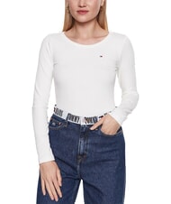 TOMMY HILFIGER TH Lang&auml;rmeliges T-Shirt ecru - T-Shirts und Tops f&uuml;r Damen - 2