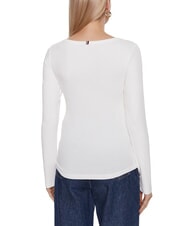 TOMMY HILFIGER TH Lang&auml;rmeliges T-Shirt ecru - T-Shirts und Tops f&uuml;r Damen - 3