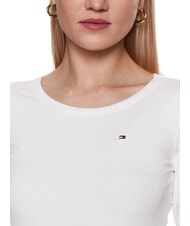 TOMMY HILFIGER TH Lang&auml;rmeliges T-Shirt ecru - T-Shirts und Tops f&uuml;r Damen - 4