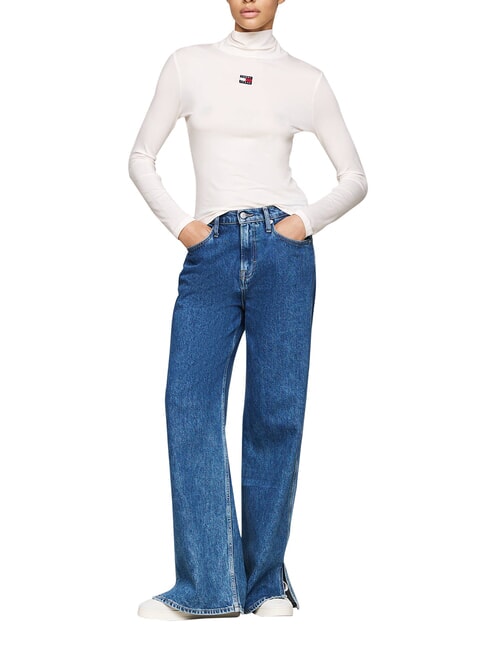 TH JEANS Lang&auml;rmeliges T-Shirt altes Wei&szlig; - T-Shirts und Tops f&uuml;r Damen