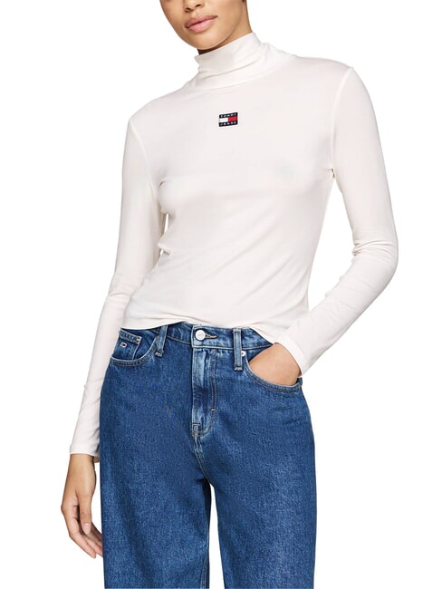 TH JEANS Lang&auml;rmeliges T-Shirt altes Wei&szlig; - T-Shirts und Tops f&uuml;r Damen