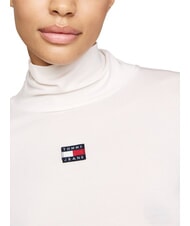 TOMMY HILFIGER TH JEANS Lang&auml;rmeliges T-Shirt altes Wei&szlig; - T-Shirts und Tops f&uuml;r Damen - 5