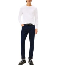 TOMMY HILFIGER TH Lang&auml;rmeliges T-Shirt Wei&szlig; - Herrenpullover - 2