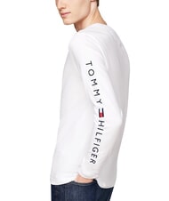 TOMMY HILFIGER TH Lang&auml;rmeliges T-Shirt Wei&szlig; - Herrenpullover - 6