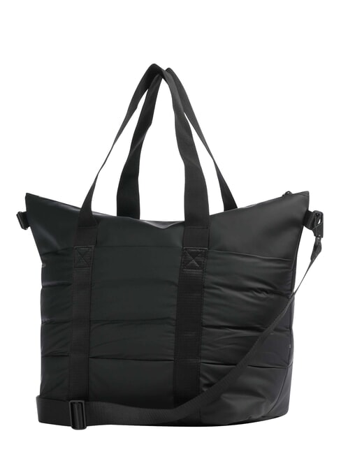 PUFFER Schultertasche mit Schultergurt Schwarz - Damentaschen