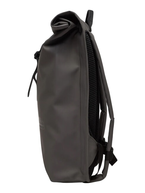 ROLLTOP RUCKSACK Gro&szlig;er wasserdichter Rucksack grau - Rucks&auml;cke f&uuml;r Schule &amp; Freizeit
