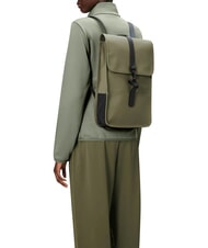 RAINS BACKPACK MINI Wasserdichter Rucksack Sumpf - Rucks&auml;cke f&uuml;r Schule &amp; Freizeit - 2