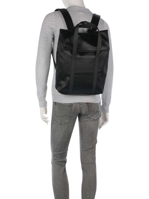 2 WAY Rucksack / Handtasche schwarze K&ouml;rnung - Rucks&auml;cke f&uuml;r Schule &amp; Freizeit