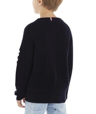 TOMMY HILFIGER TH Rundhals-Baumwollpullover W&uuml;stenhimmel - Kinderpullover - 4
