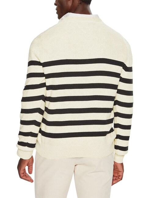 TH Rundhals-Baumwollpullover Hafermilch HTR / W&uuml;stenhimmel - Herrenpullover