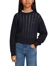 TOMMY HILFIGER TH Rundhals-Baumwollpullover W&uuml;stenhimmel - Kinderpullover - 3