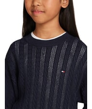 TOMMY HILFIGER TH Rundhals-Baumwollpullover W&uuml;stenhimmel - Kinderpullover - 5