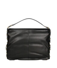 BRACCIALINI NORA Hobo-Tasche aus Leder Schwarz - Damentaschen - 4