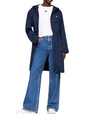 TOMMY HILFIGER TH JEANS Lange Jacke dunkle Nachtmarine - Damenjacken - 2