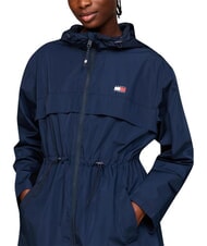 TOMMY HILFIGER TH JEANS Lange Jacke dunkle Nachtmarine - Damenjacken - 4