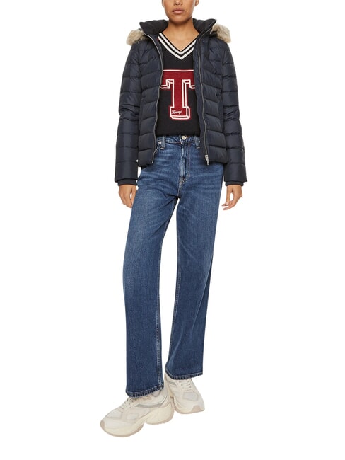 TH JEANS Daunendecke dunkle Nachtmarine - Daunenjacken f&uuml;r Damen