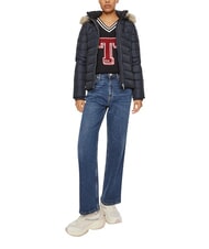 TOMMY HILFIGER TH JEANS Daunendecke dunkle Nachtmarine - Daunenjacken f&uuml;r Damen - 3