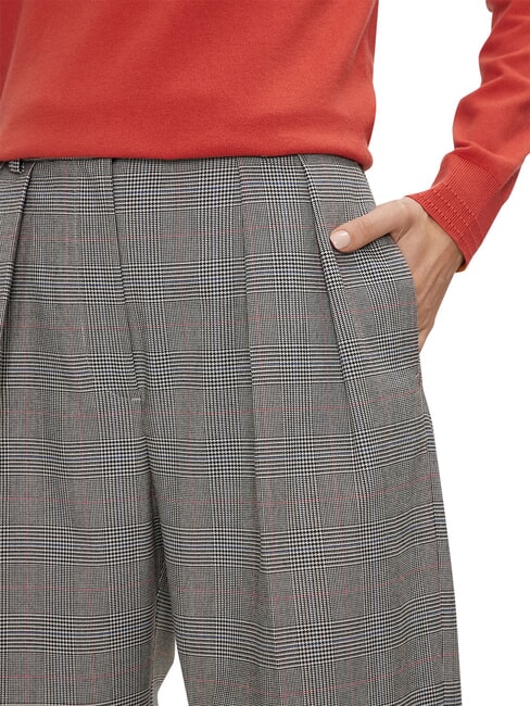 TH Hose Global STP Check/ S/ Textur H Grau - Damenhosen