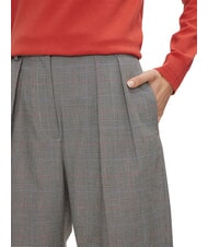 TOMMY HILFIGER TH Hose Global STP Check/ S/ Textur H Grau - Damenhosen - 4