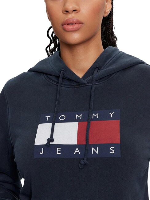 TH JEANS Baumwoll-Sweatshirt dunkle Nachtmarine - Sweatshirts Damen