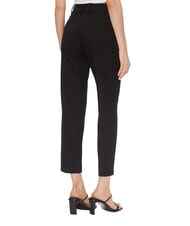 TOMMY HILFIGER TH  Hose mit hoher Taille Schwarz - Damenhosen - 4