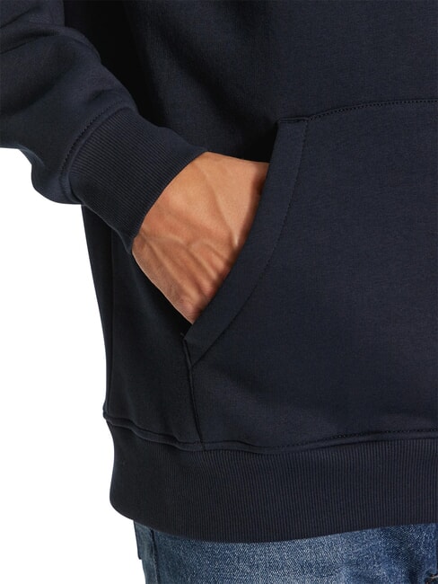 TH JEANS Sweatshirt mit Tasche und Kapuze dunkle Nachtmarine - Sweatshirts Herren