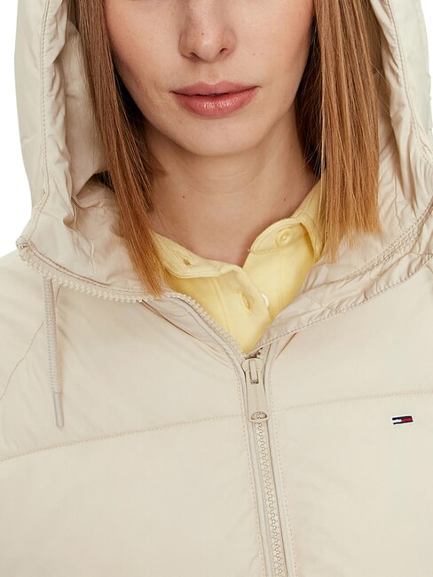 TH JEANS Pufferjacke mit Kapuze Zeitungspapier - Daunenjacken f&uuml;r Damen