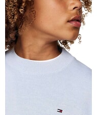 TOMMY HILFIGER TH KIDS Rundhalspullover aus Baumwolle luftiges Blau - Kinderpullover - 3