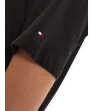 TOMMY HILFIGER TH 1985 Baumwoll-T-Shirt Schwarz - T-Shirts und Tops f&uuml;r Damen - 5