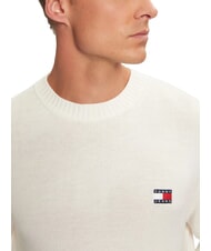 TOMMY HILFIGER TH JEANS  Pullover mit Rundhalsausschnitt altes Wei&szlig; - Herrenpullover - 4