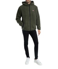 TOMMY HILFIGER TH JEANS Sweatshirt mit Tasche und Kapuze M&uuml;digkeit gr&uuml;n - Sweatshirts Herren - 4