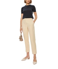TOMMY HILFIGER TH  Hose mit hoher Taille Land Elfenbein - Damenhosen - 3