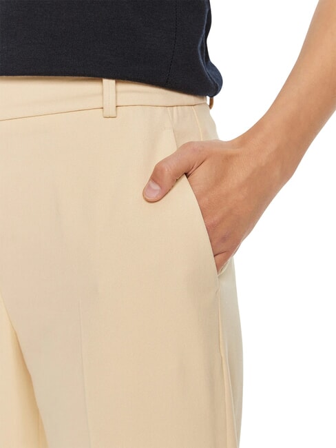 TH  Hose mit hoher Taille Land Elfenbein - Damenhosen