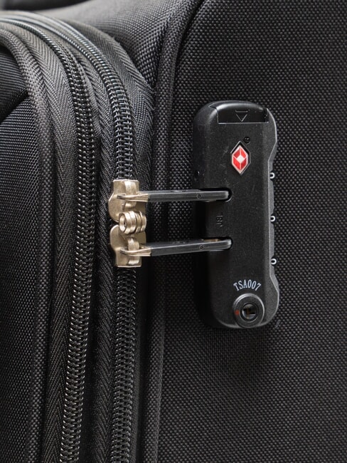 HEXA SOFT Handgep&auml;ck, erweiterbar Schwarz - Handgep&auml;ck